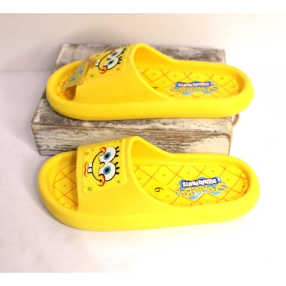 Sponge Bob Nickelodeon Side On Men's 9 Women's 10.5 Yellow Licensed Groundup NWT - Picture 3 of 8